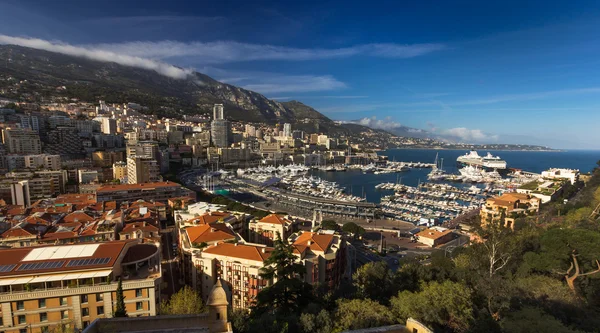 Malerischer Blick auf die Küste von Monaco — Stockfoto