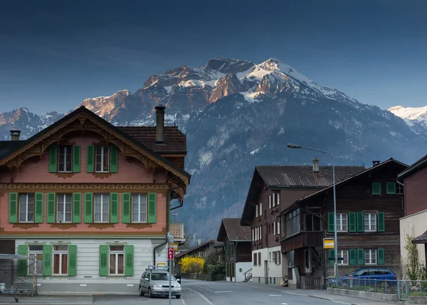 Paisagem pitoresca da cidade de Interlaken — Fotografia de Stock