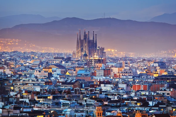 Барселона - город в Испании — стоковое фото