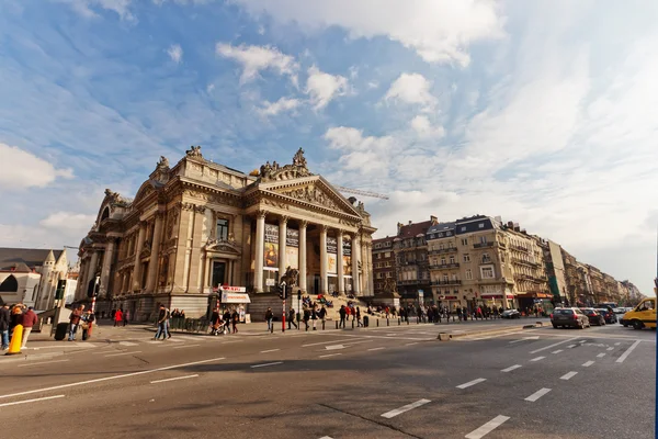 Prachtige architectuur van Brussel — Stockfoto