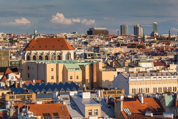 Bela vista aérea de Praga — Fotografia de Stock