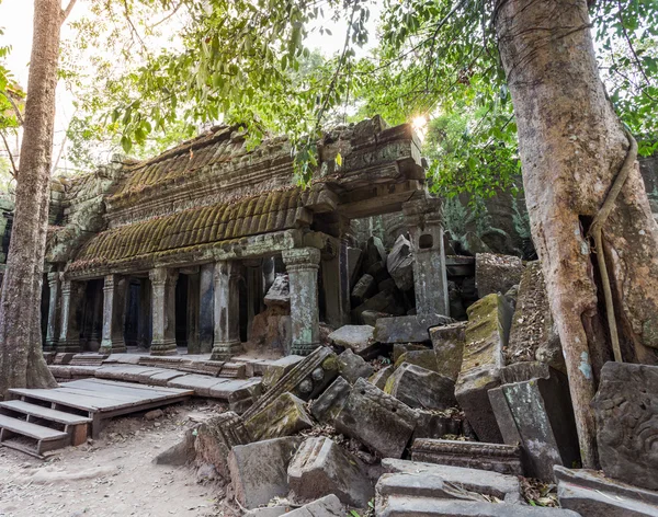 Pitoresk eski Ta Prohm Tapınağı — Stok fotoğraf