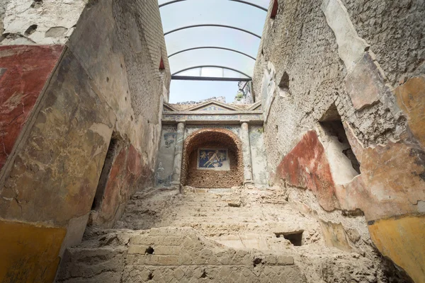 O famoso site de antiguidade de Pompeia — Fotografia de Stock