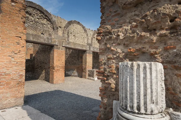 Il famoso sito antico di Pompei — Foto Stock