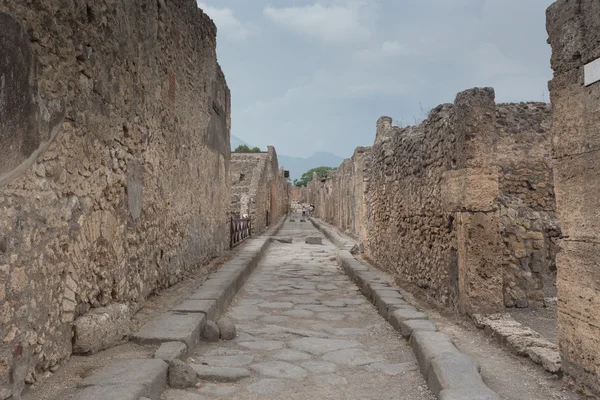 Die berühmte antike Stätte von Pompeji — Stockfoto