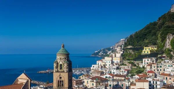 Flygfoto över Amalfi bay — Stockfoto