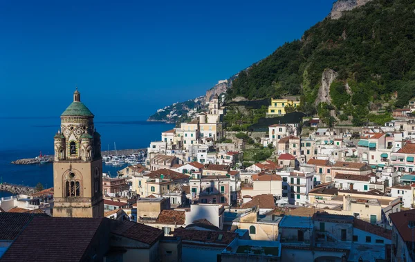 Vista aérea da Baía de Amalfi — Fotografia de Stock