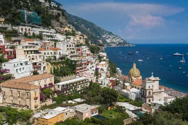 Pięknego miasta Positano — Zdjęcie stockowe