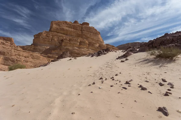 Witte canyon in Egypte — Stockfoto