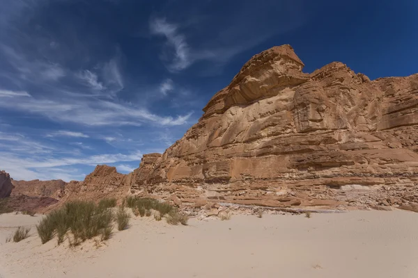 Witte canyon in Egypte — Stockfoto