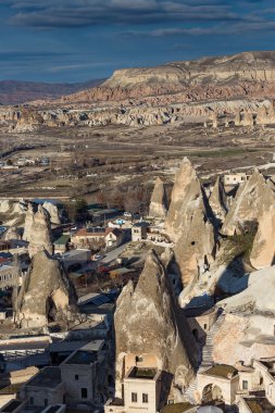 Kapadokya'da kayalar arasında şehir