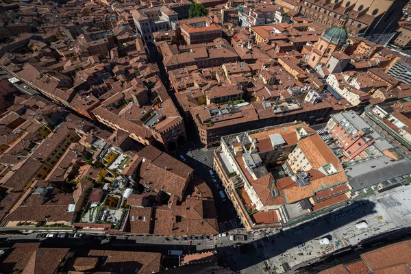 Vista aérea de la ciudad vieja Bolonia — Foto de Stock