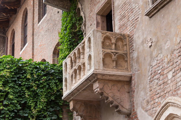 Juliet's balcony in Verona, Italy