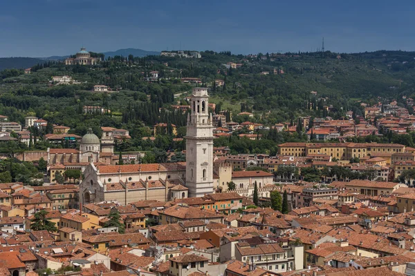 Vista aérea pitoresca de Verona — Fotografia de Stock