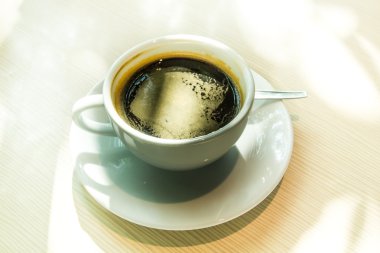 Sıcak siyah kahve Kupası