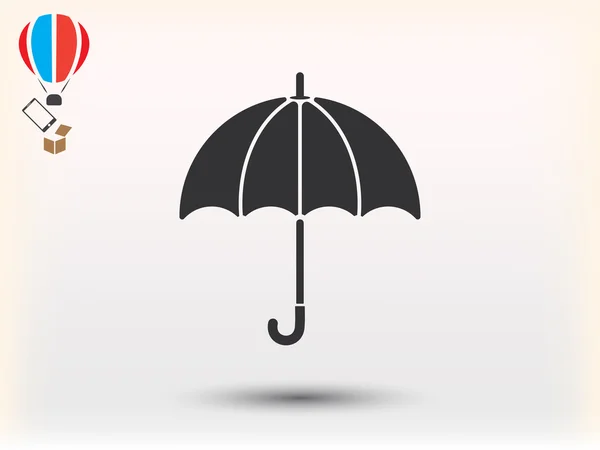 Illustration icône parapluie — Image vectorielle