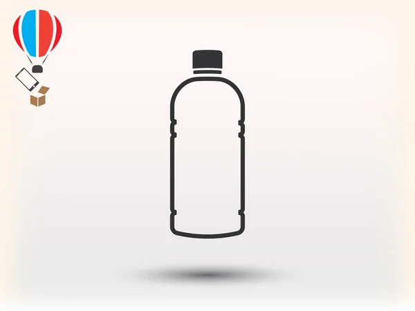 Ikona plastikowej butelki — Wektor stockowy