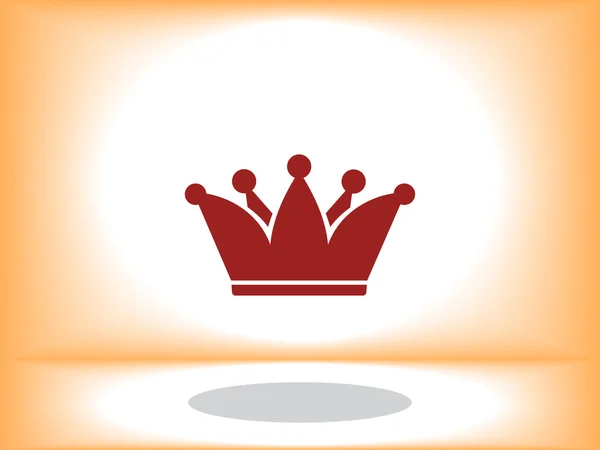 Obrázek ikony koruny — Stockový vektor