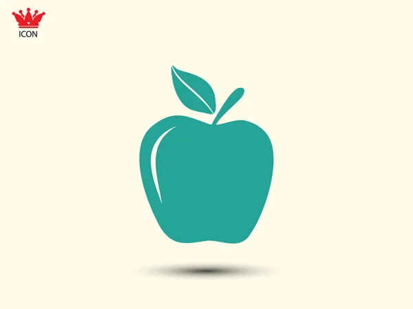 Illustration zum Apfel-Symbol — Stockvektor