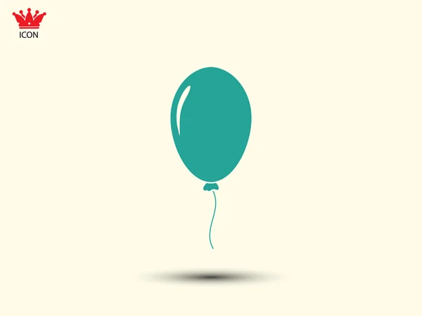 Festlicher aufblasbarer Luftballon — Stockvektor