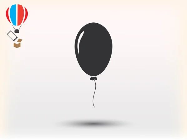 Festlicher aufblasbarer Luftballon — Stockvektor