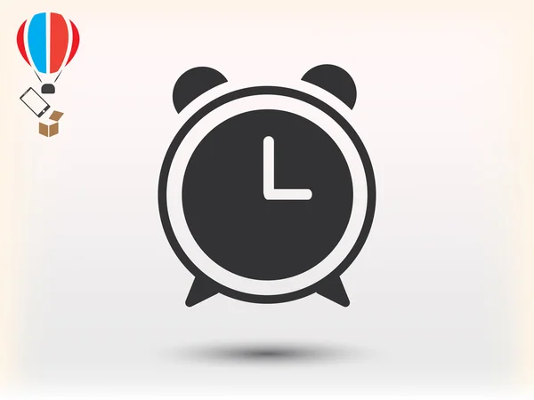 Icono del reloj despertador — Vector de stock