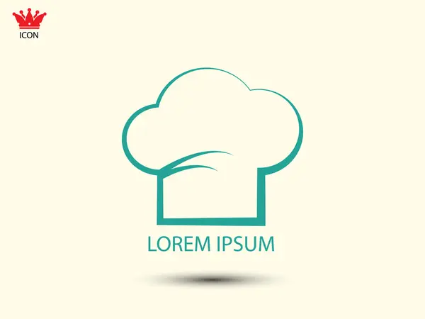 Chef cap icono — Archivo Imágenes Vectoriales