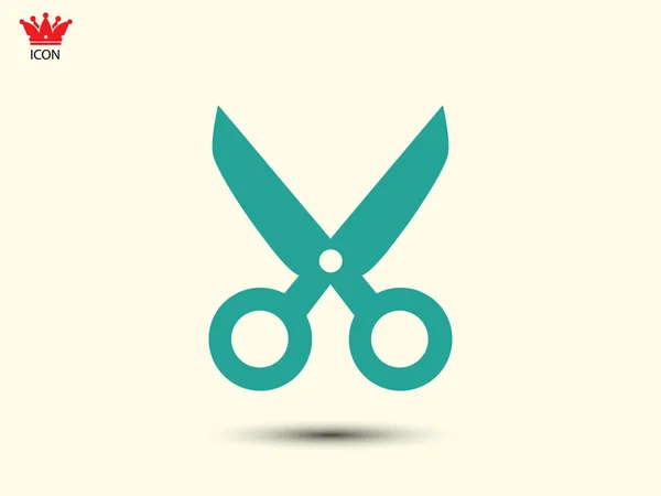 Illustration d'icône de ciseaux — Image vectorielle