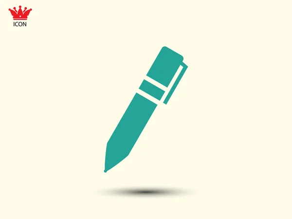 Długopis ikona ilustracja — Wektor stockowy