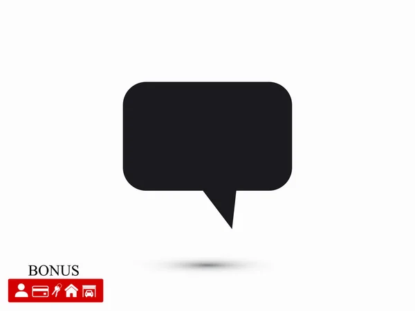 Chat pictogram illustratie — Stockvector