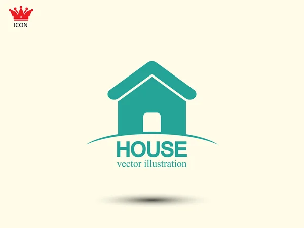 Hus ikon illustration — Stock vektor