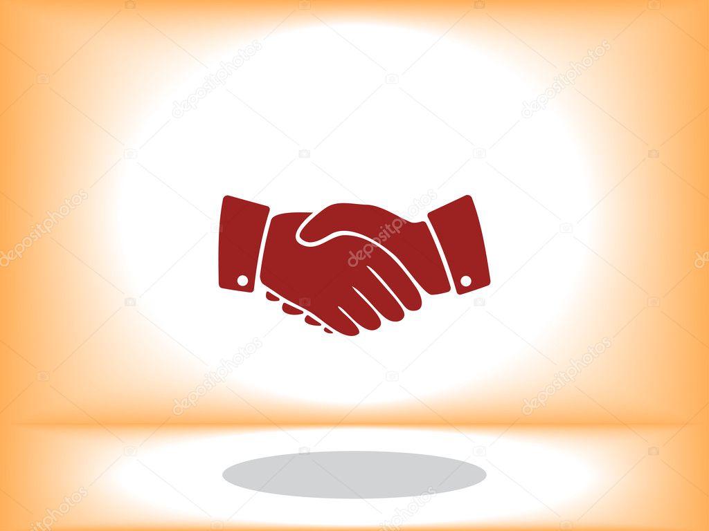 Icon  of handshake sign