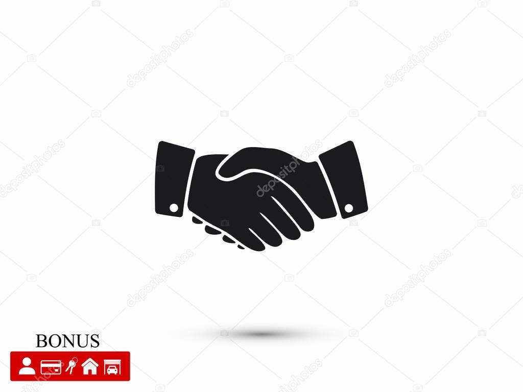 Icon  of handshake sign