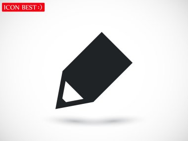 kurşun kalem simgesi illüstrasyon