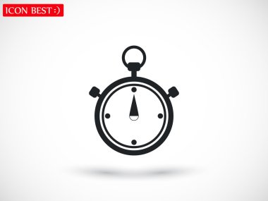 Kronometre simgesi illüstrasyon