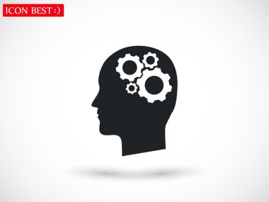 baş simgesinde dişli