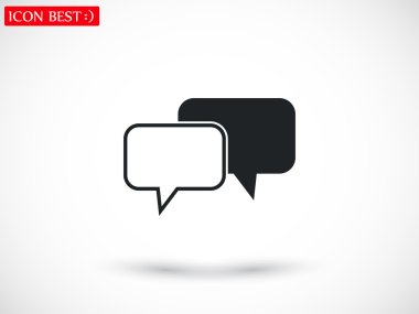 konuşma balonları simgesi