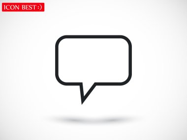 konuşma balonları simgesi