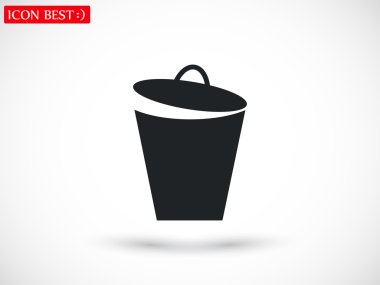 çöp kutusu simgesini