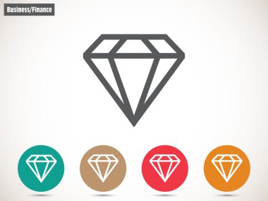 elmas simgesi illüstrasyon