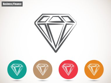 elmas simgesi illüstrasyon