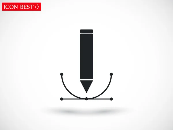 Długopis ikona ilustracja — Wektor stockowy