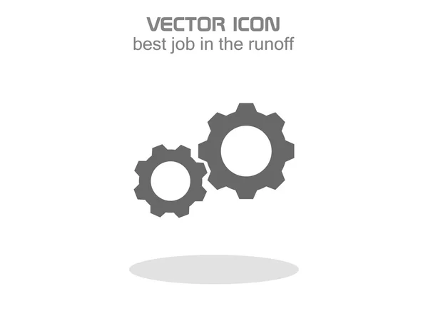 Gears pictogram illustratie — Stockvector