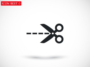 Makas simge tasarlamak