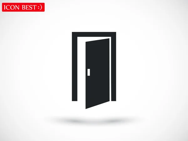 Puertas icono web — Vector de stock