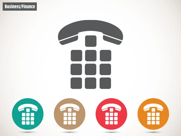 Ikona ilustrace telefon — Stockový vektor