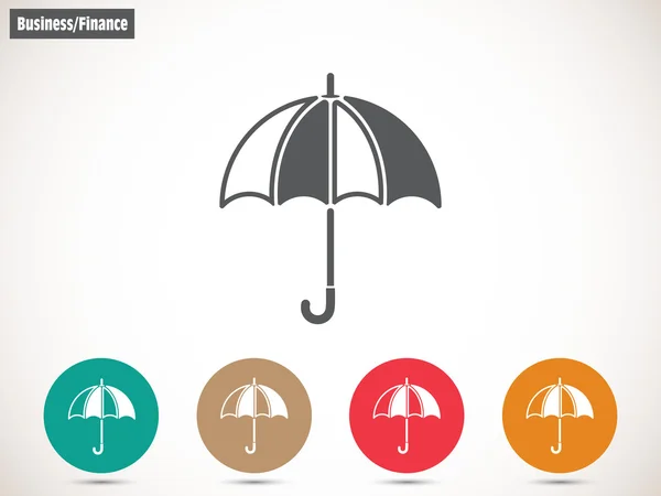 Illustration icône parapluie — Image vectorielle