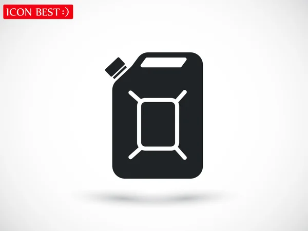 Jerrycan olie pictogram — Stockvector