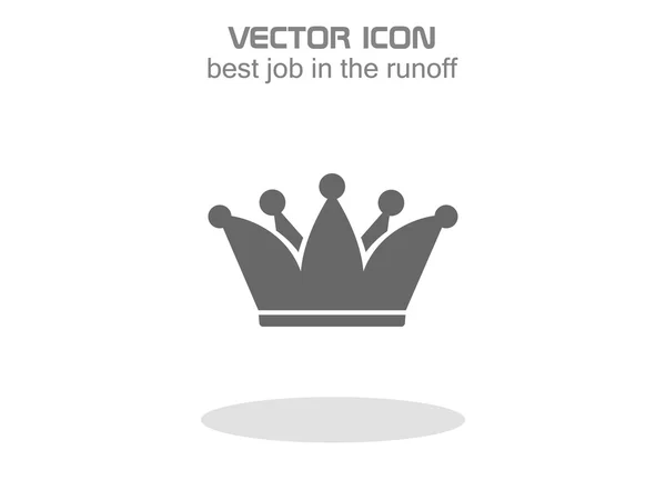 Kroon pictogram illustratie — Stockvector