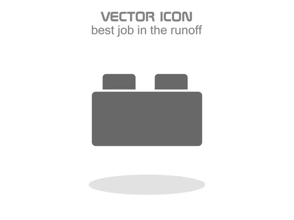 Bouw blok pictogram — Stockvector